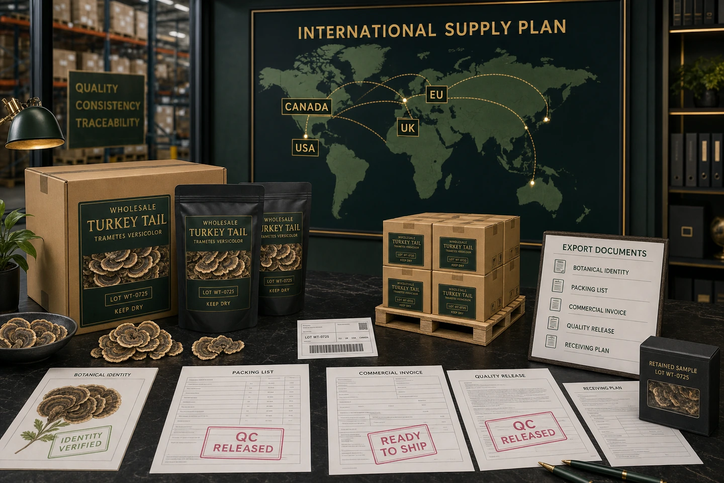 International Supply Planning for a Turkey Tail Catalog - professional Turkey Tail wholesale visual